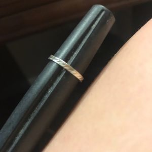 Sterling silver ring band